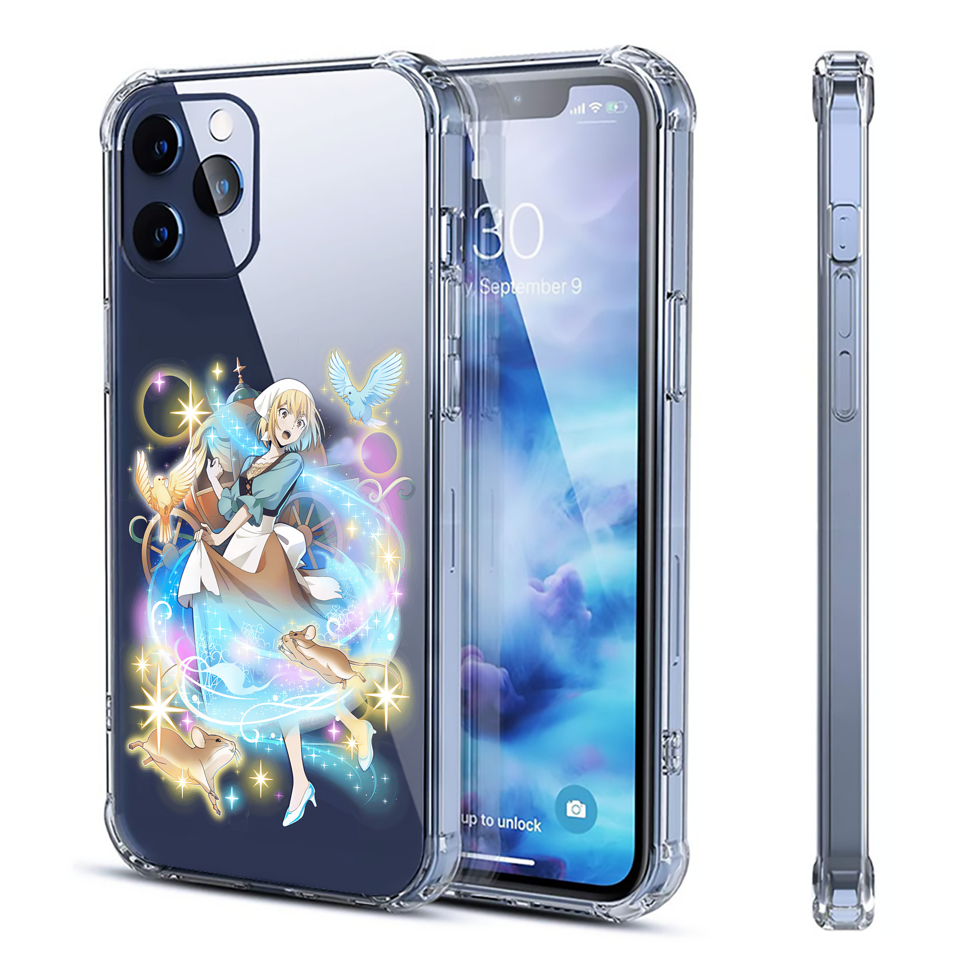（画像用） 文豪ストレイドッグス Bungo Stray Dogs 【iPhone 12シリーズ対応】透明スマホケース（クリアソフトケース）